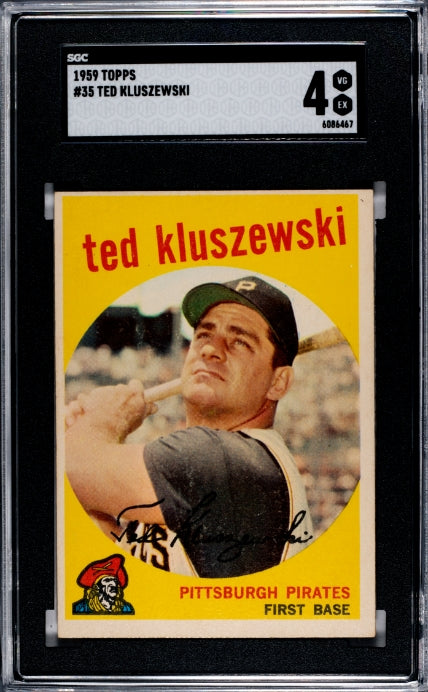 1959 Topps #35 Ted Kluszewski SGC 4