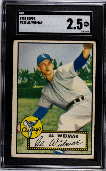 1952 Topps #133 Al Widmar SGC 2.5