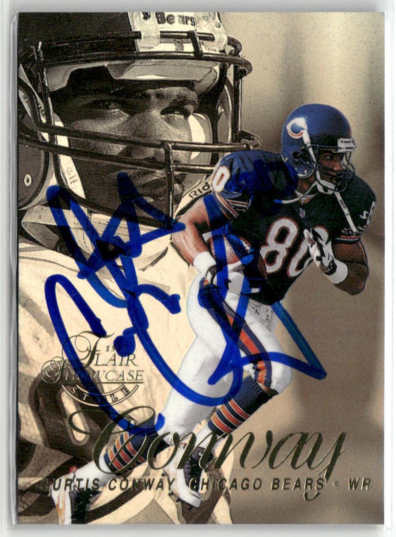 1997 Flair Showcase #102 Curtis Conway Row 2 Autograph