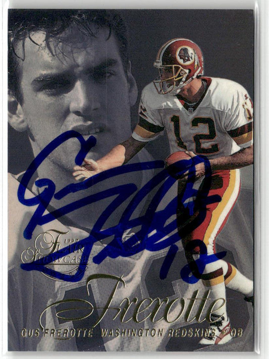 1997 Flair Showcase #63 Gus Frerotte Row 2 Autograph