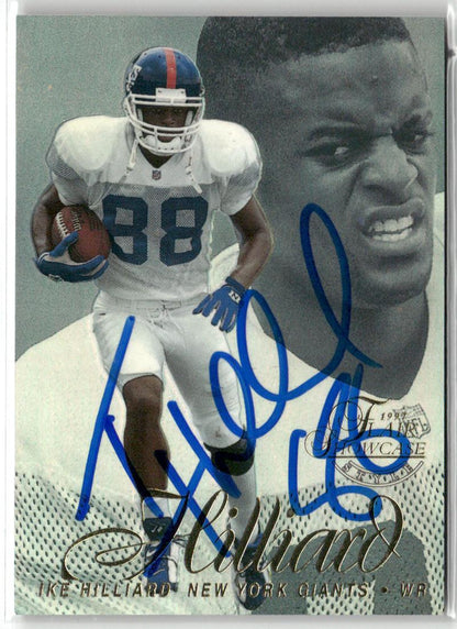 1997 Flair Showcase #60 Ike Hilliard Row 2 Autograph