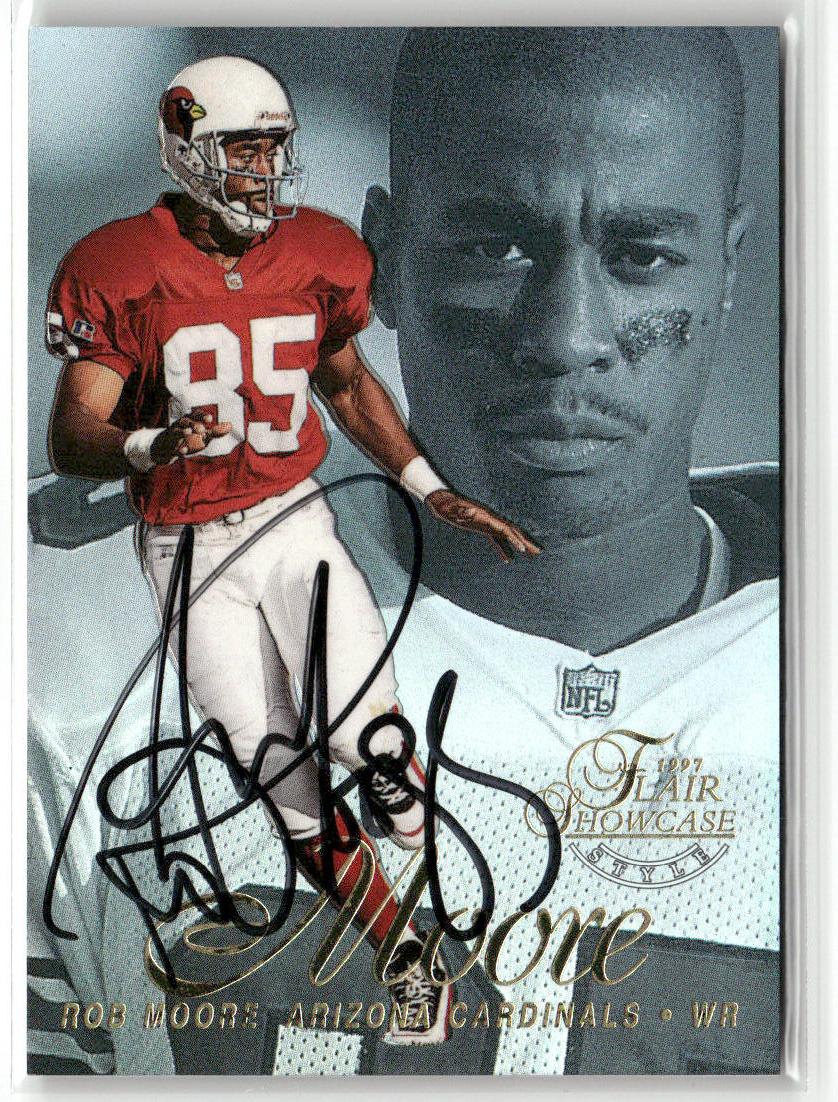 1997 Flair Showcase #109 Rob Moore Row 2 Autograph