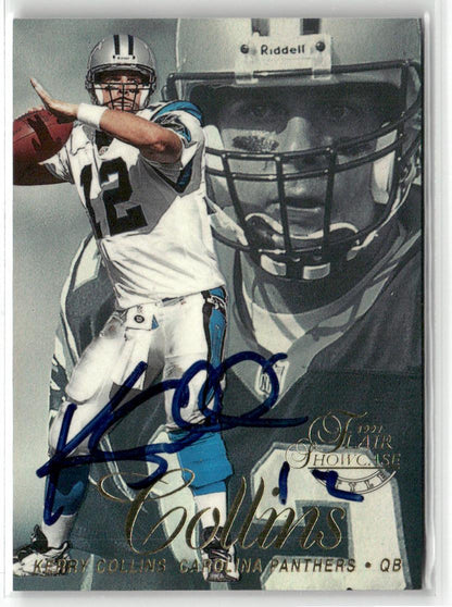 1997 Flair Showcase #12 Kerry Collins Row 2 Autograph