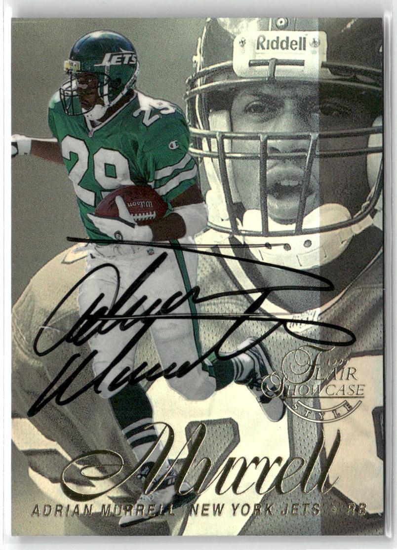 1997 Flair Showcase #66 Adrian Murrell Row 2 Autograph