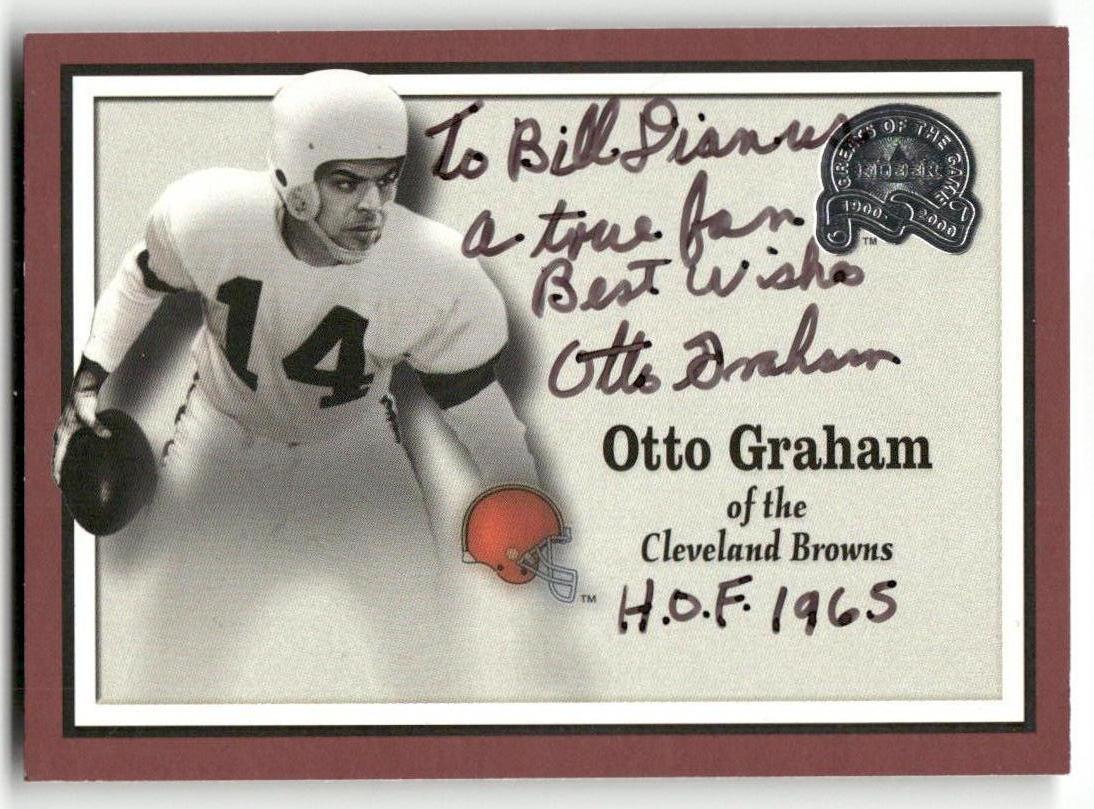 2000 Fleer Greats of the Game #16 Otto Graham Autograph