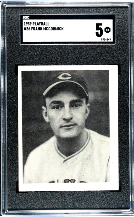 1939 Playball #36 Frank Mccormick SGC 5