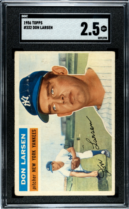 1956 Topps #332 Don Larsen SGC 2.5