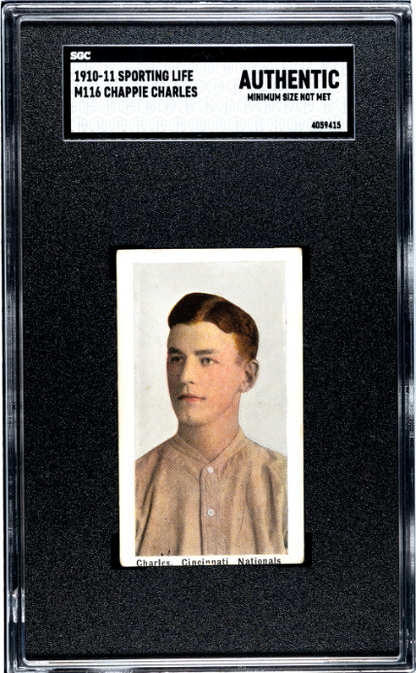 1910-11 Sporting Life (M116) Chappie Charles SGC A