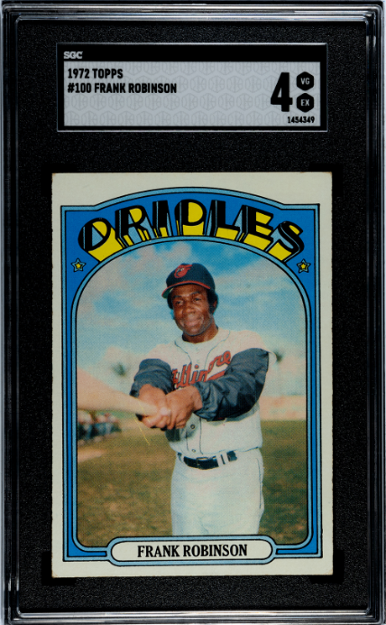 1972 Topps #100 Frank Robinson SGC 4