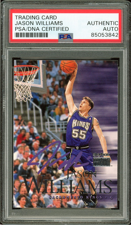 1999-00 SkyBox Premium #51 Jason Williams Auto PSA Authentic