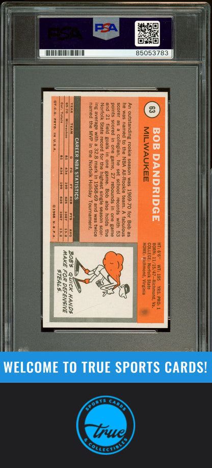 1970-71 Topps #63 Bob Dandridge Auto Grade PSA 10 (3783)