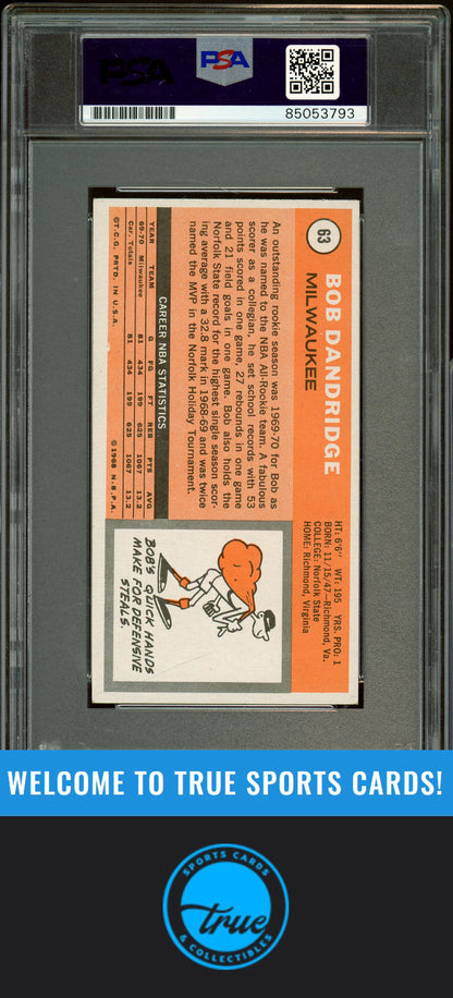 1970-71 Topps #63 Bob Dandridge Auto Grade PSA 10 (3793)