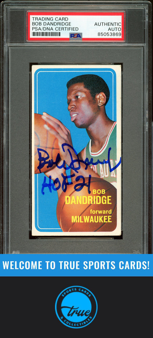 1970-71 Topps #63 Bob Dandridge Rookie Auto PSA Authentic (3869)