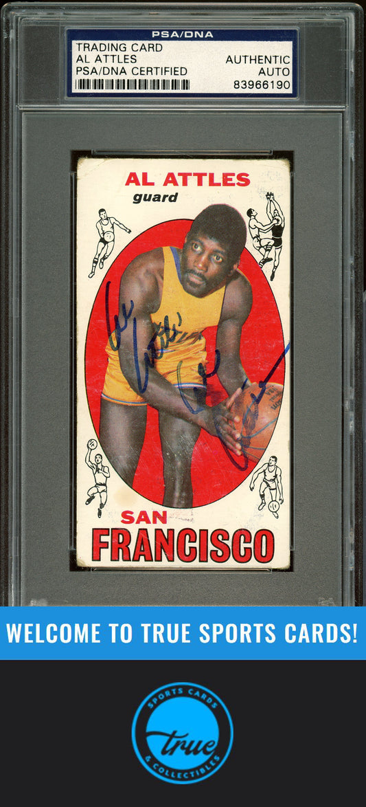 1969-70 Topps #24 Al Attles Auto PSA Authentic (6190)