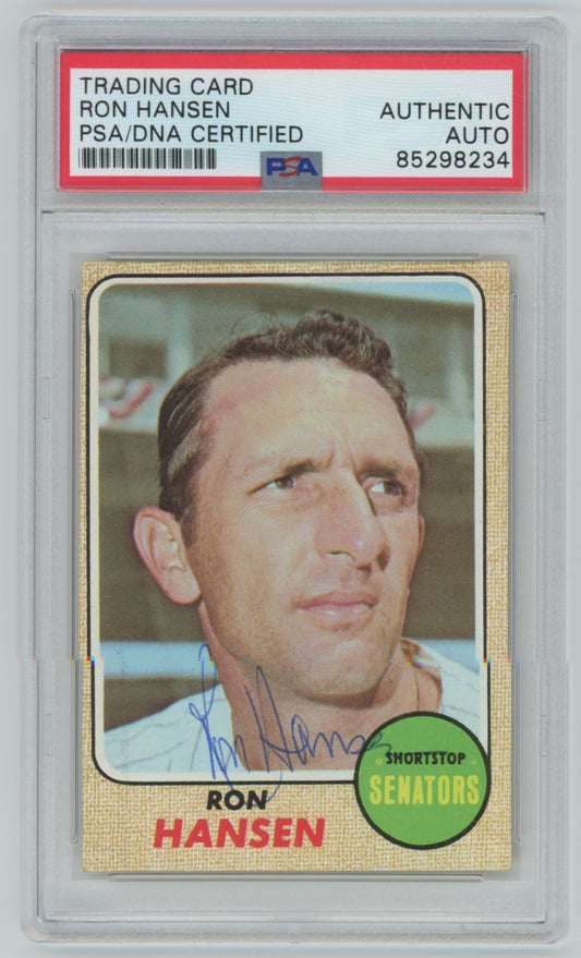 1968 Topps Ron Hansen PSA/DNA - Authentic (8234)