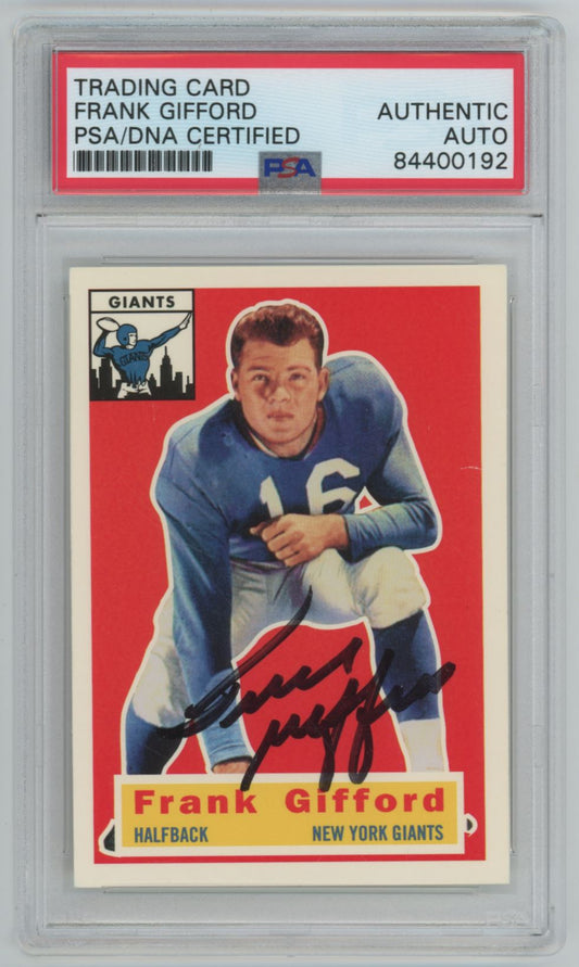 Topps Archives Frank Gifford #53 Auto - PSA/DNA Authentic