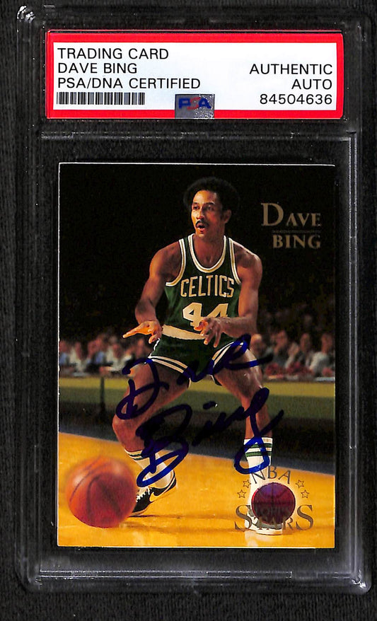 1996 TOPPS STARS DAVE BING AUTO CARDS PSA DNA (4636)