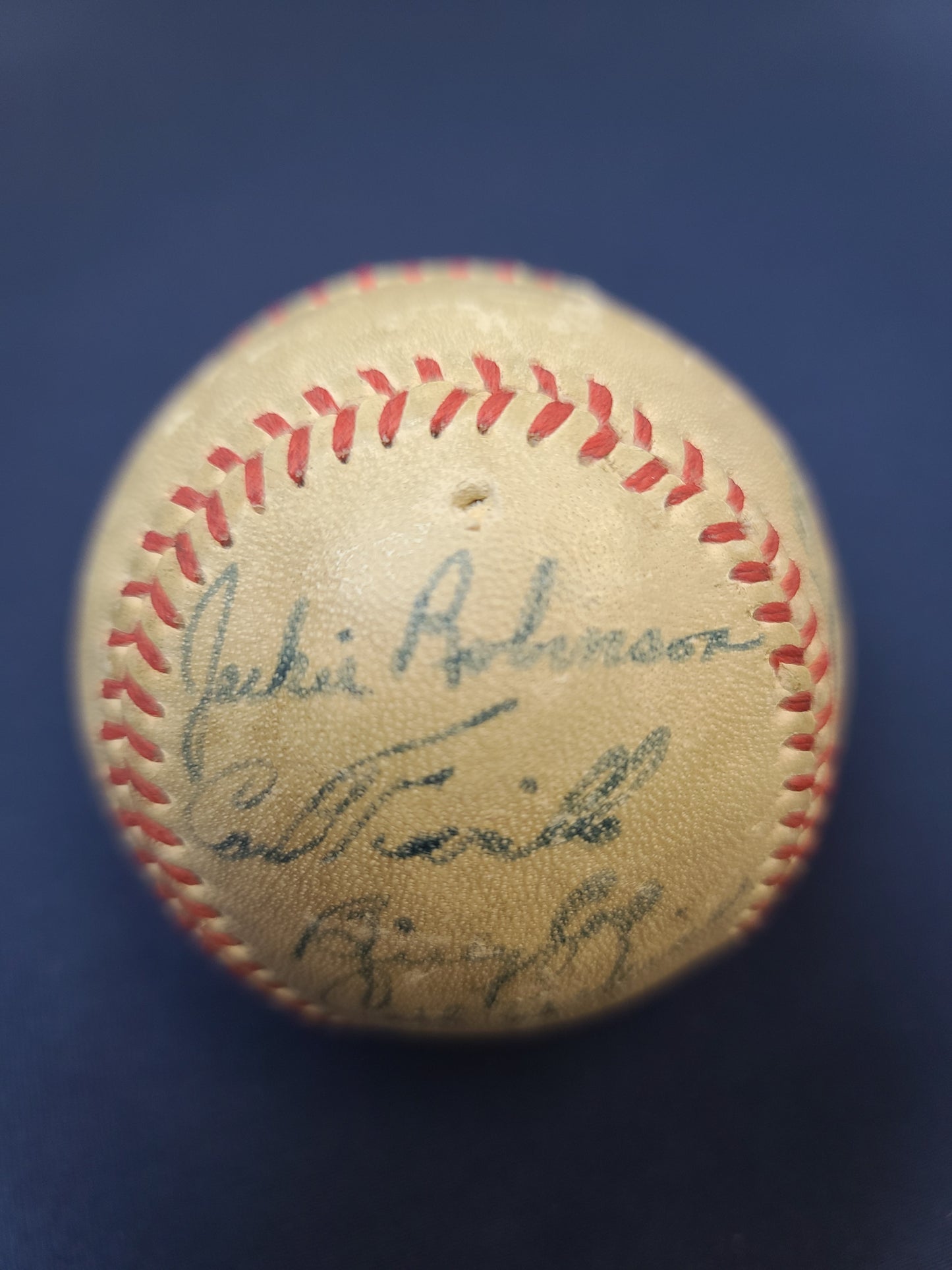 Jackie Robinson, Dick Williams, Don Newcombe, others Autographed Baseball