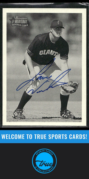 2001 Bowman Heritage #289 Lance Niekro Auto