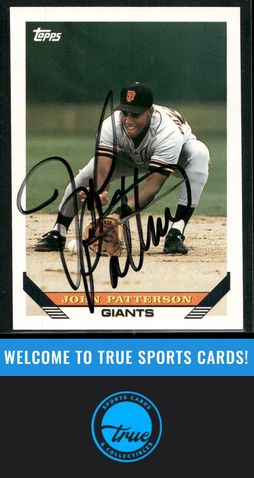 1993 Topps #573 John Patterson Auto