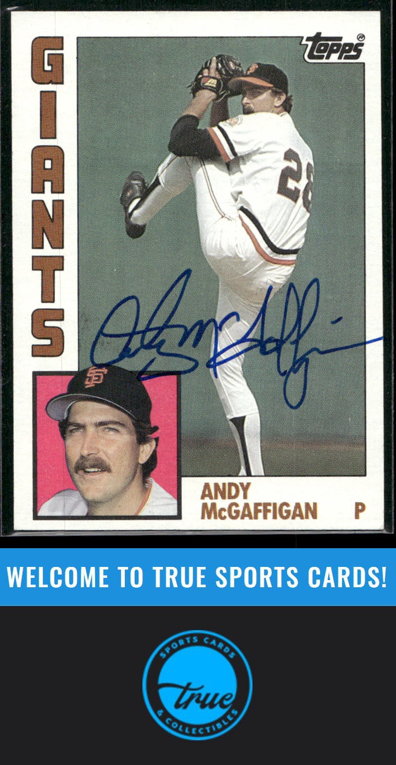 1984 Topps #31 Andy McGaffigan Auto