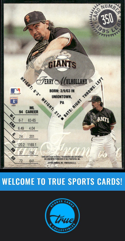 1995 Leaf #350 Terry Mulholland Auto