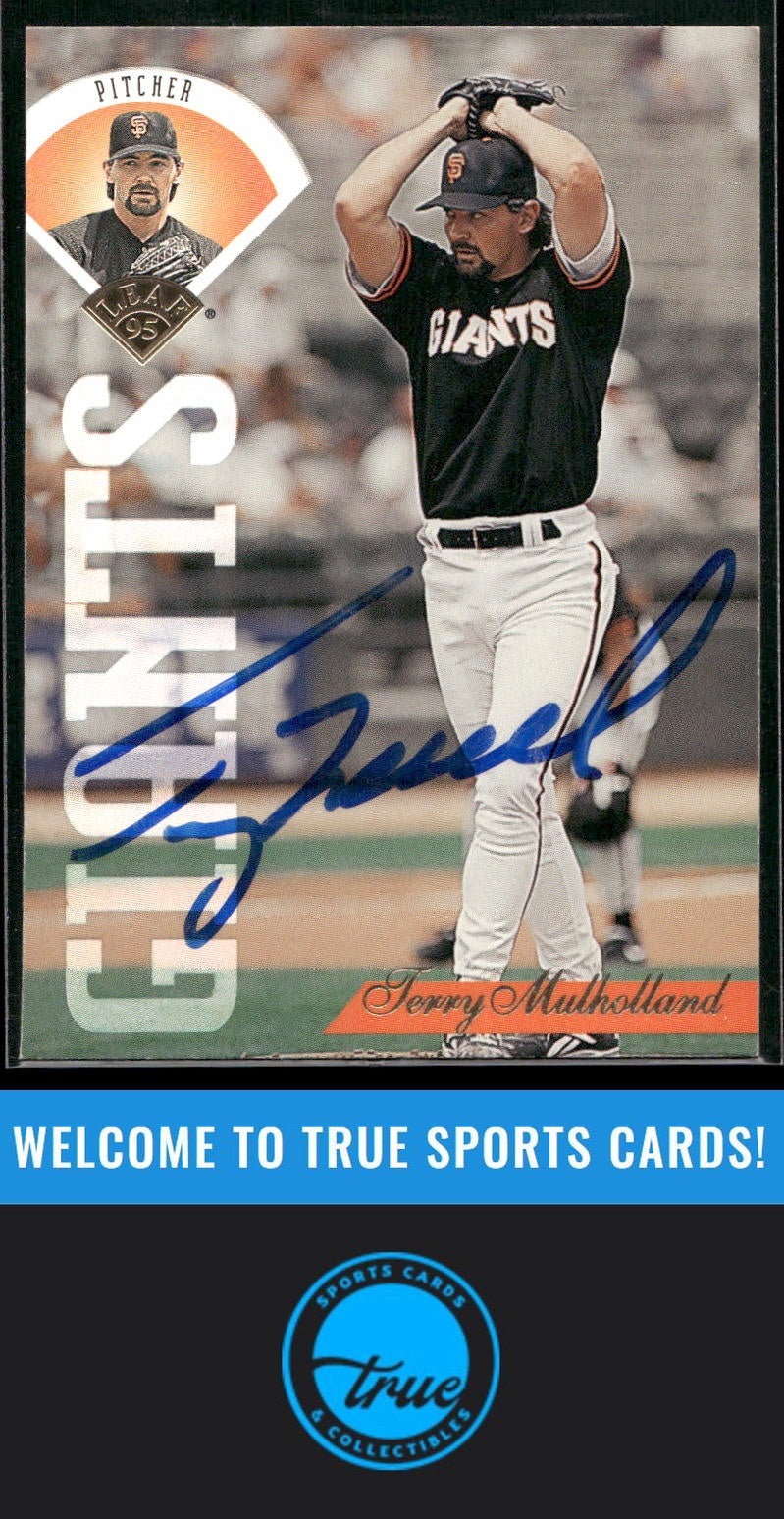 1995 Leaf #350 Terry Mulholland Auto