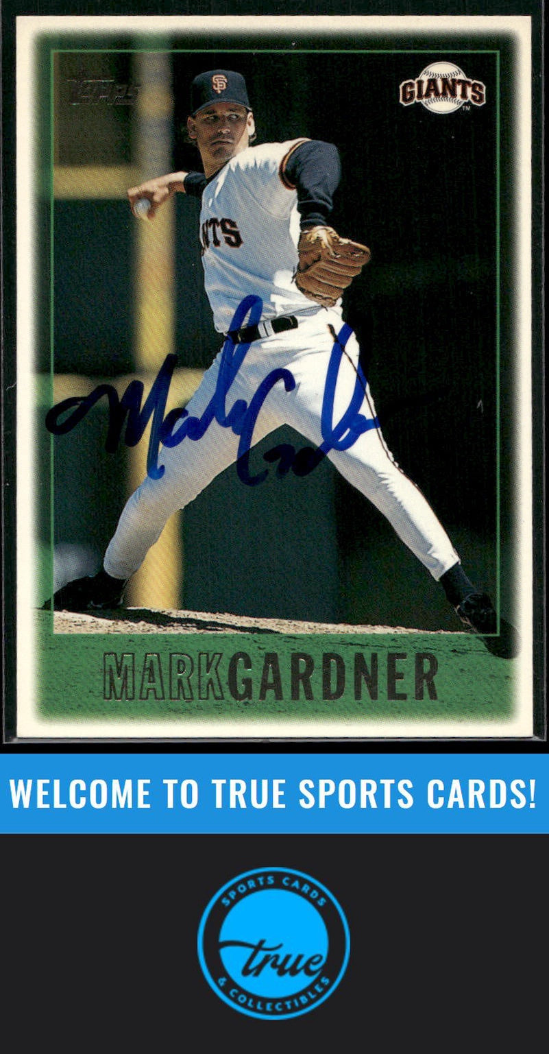 1997 Topps #52 Mark Gardner Auto