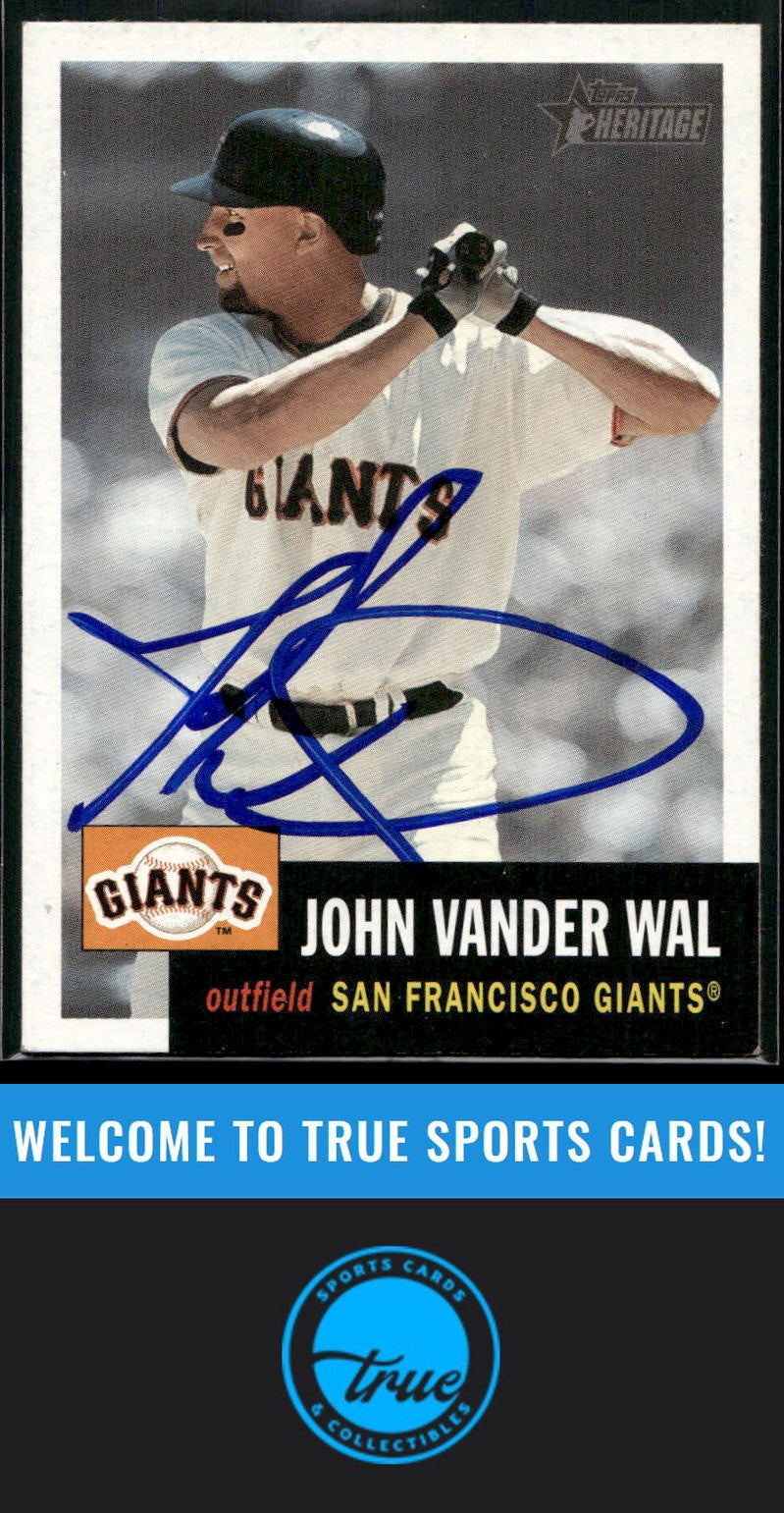 2002 Topps Heritage #170 John Vander Wal Auto