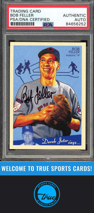 2008 Upper Deck Goudey #56 Bob Feller Auto PSA Authentic (QUANTITY AVAILABLE)