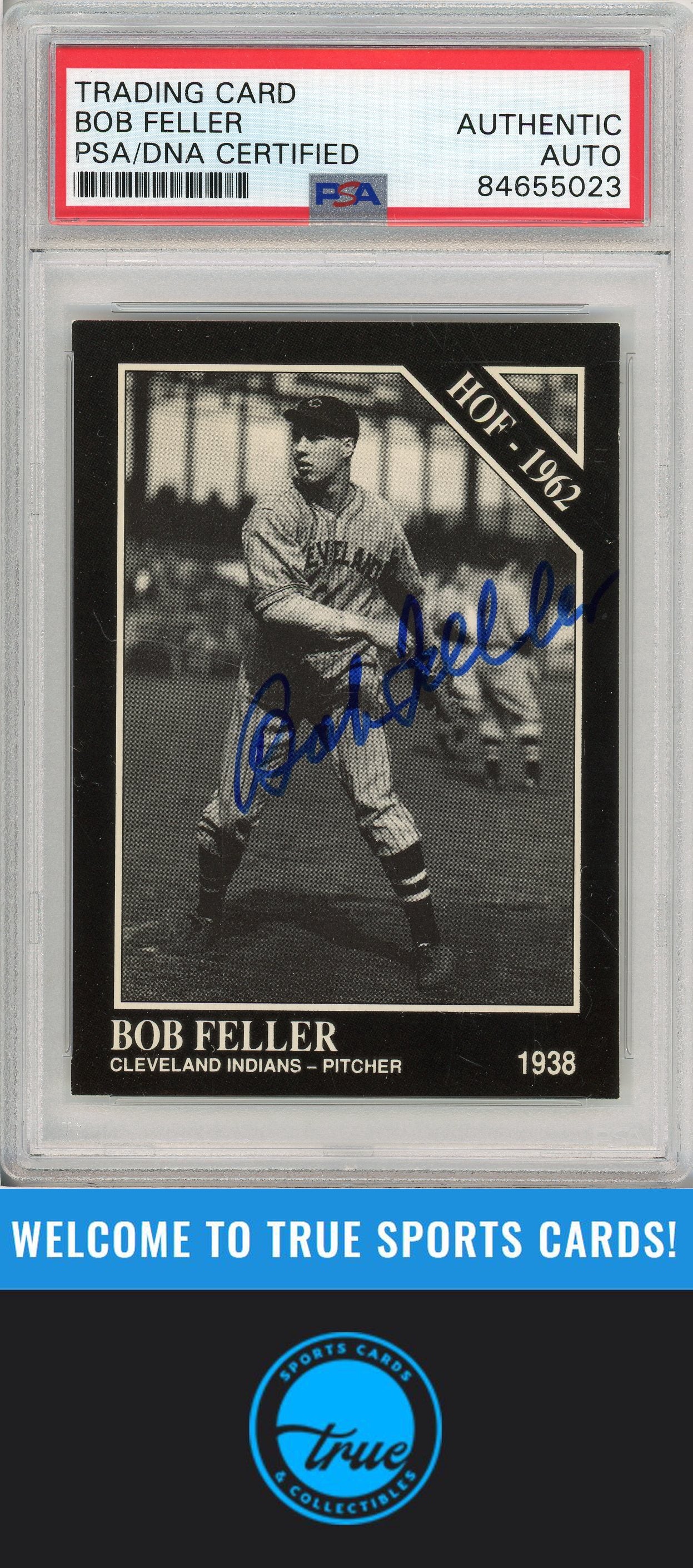 1991 Conlon Collection TSN #35 Bob Feller Auto PSA Authentic (5023)