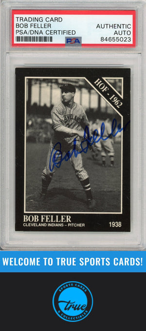 1991 Conlon Collection TSN #35 Bob Feller Auto PSA Authentic (QUANTITY AVAILABLE)