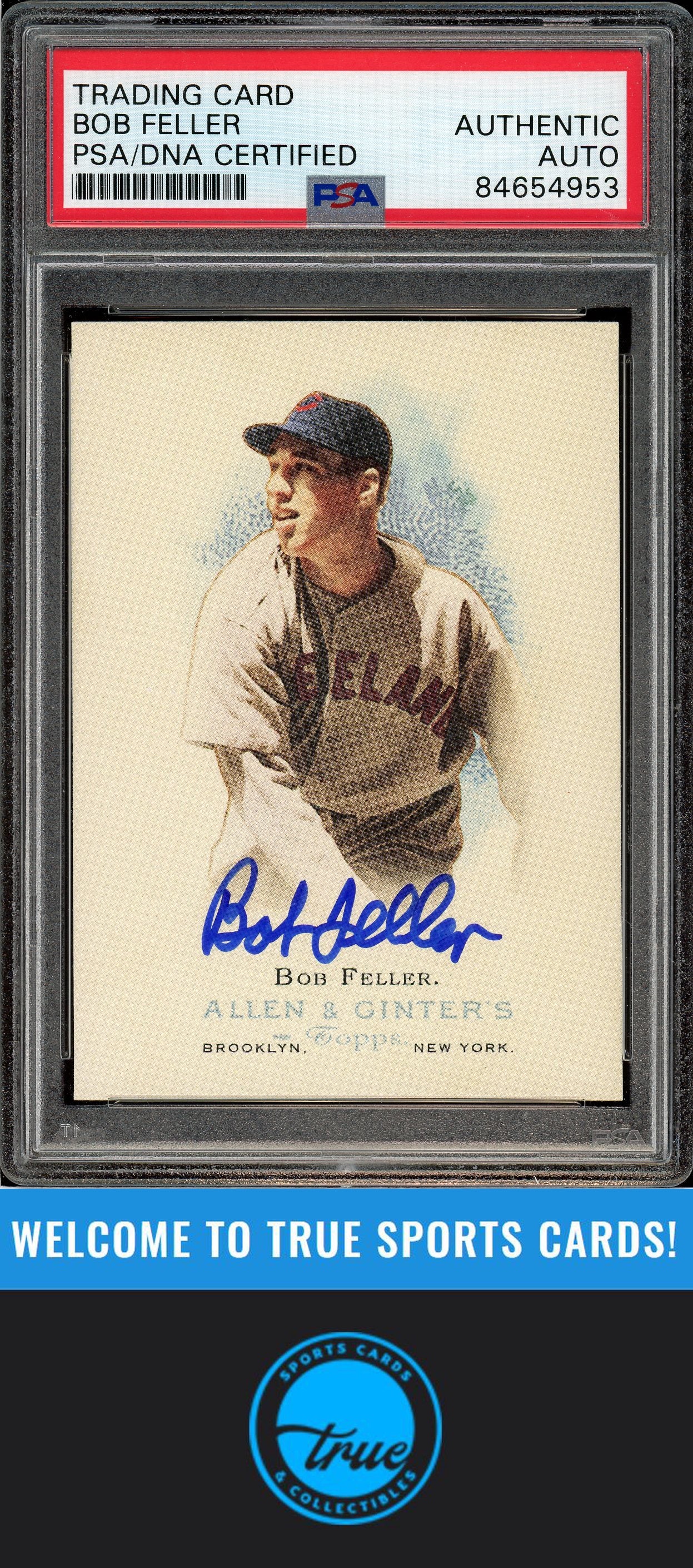 2006 Topps Allen & Ginter #289 Bob Feller Auto PSA Authentic (4953)