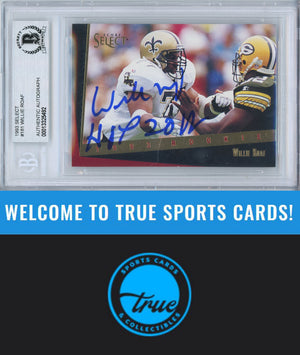 1993 Select #181 Willie Roaf Rookie Auto BGS Authentic
