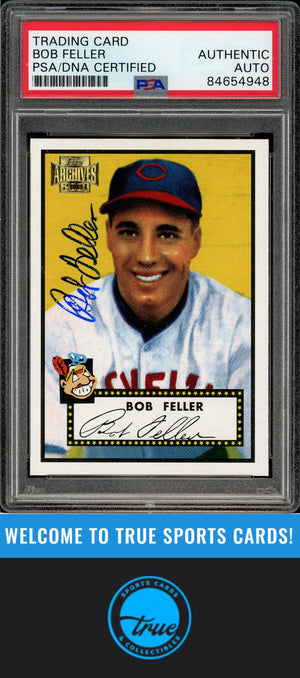 2001 Topps Archives #88 Bob Feller Auto PSA Authentic (QUANTITY AVAILABLE)