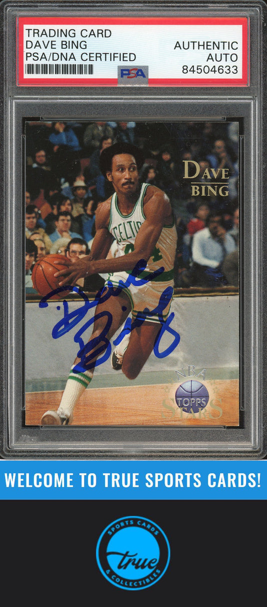 1996-97 Topps Stars #7 Dave Bing Auto PSA Authentic (4633)