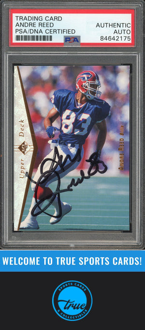 1995 SP #112 Andre Reed Auto PSA Authentic (2175)