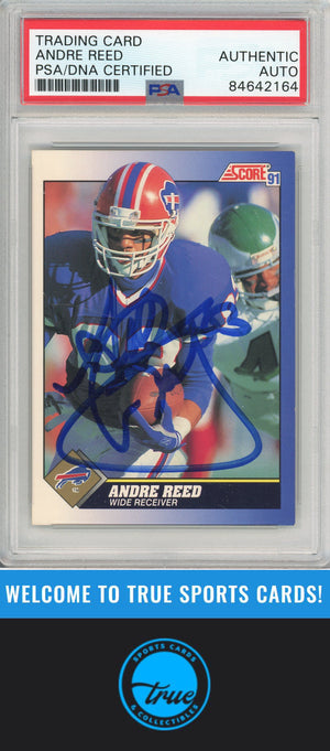 1991 Score #53 Andre Reed PSA Authentic (2164)