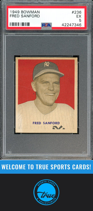 1949 Bowman #236 Fred Sanford PSA 5