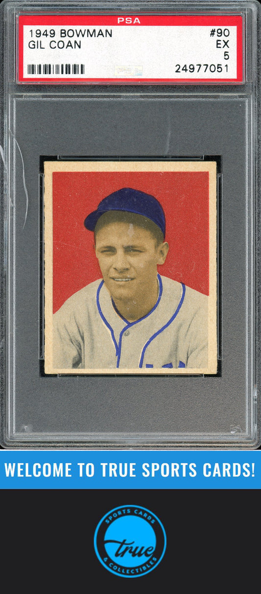 1949 Bowman #90 Gil Coan PSA 5