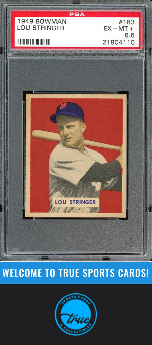 1949 Bowman #183 Lou Stringer PSA 6.5