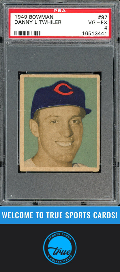 1949 Bowman #97 Danny Litwhiler PSA 4