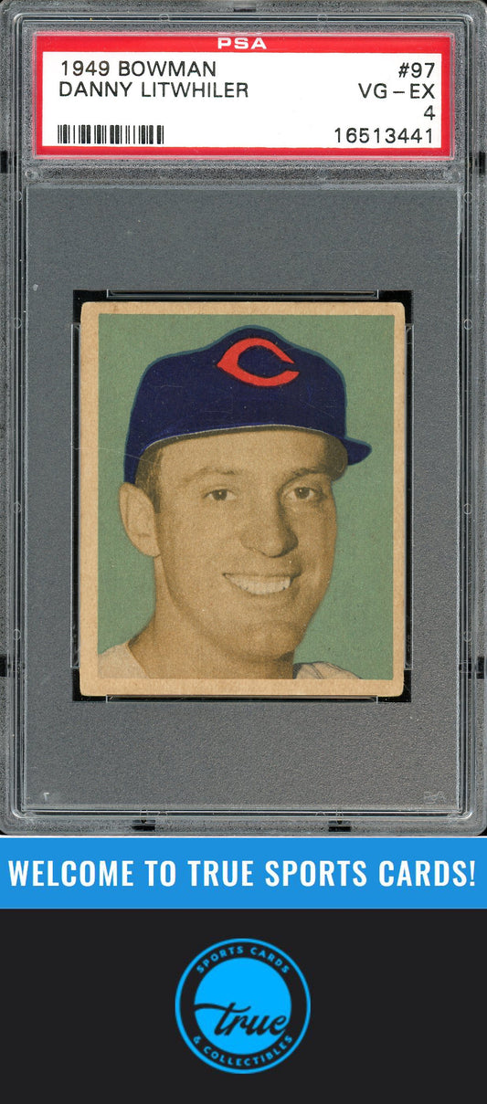 1949 Bowman #97 Danny Litwhiler PSA 4