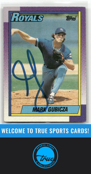 1990 Topps #20 Mark Gubicza Auto