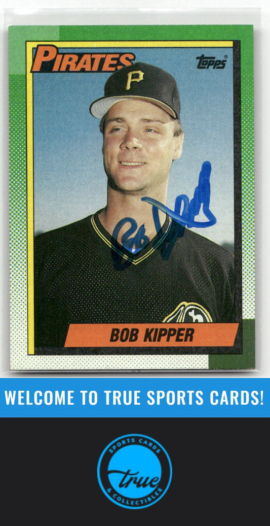 1990 Topps #441 Bob Kipper Auto