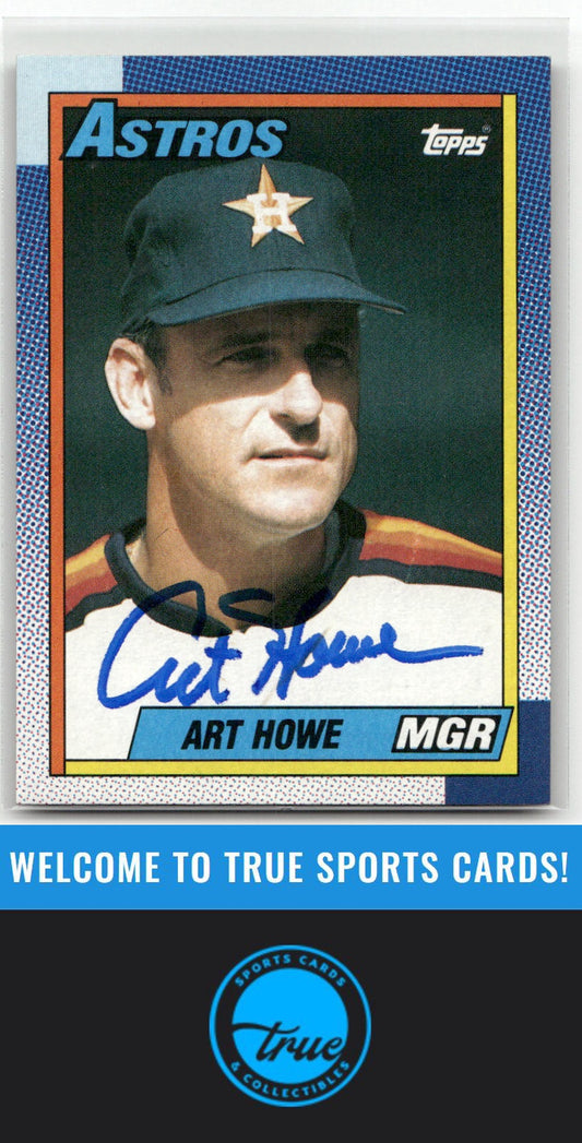 1990 Topps #579 Art Howe Auto