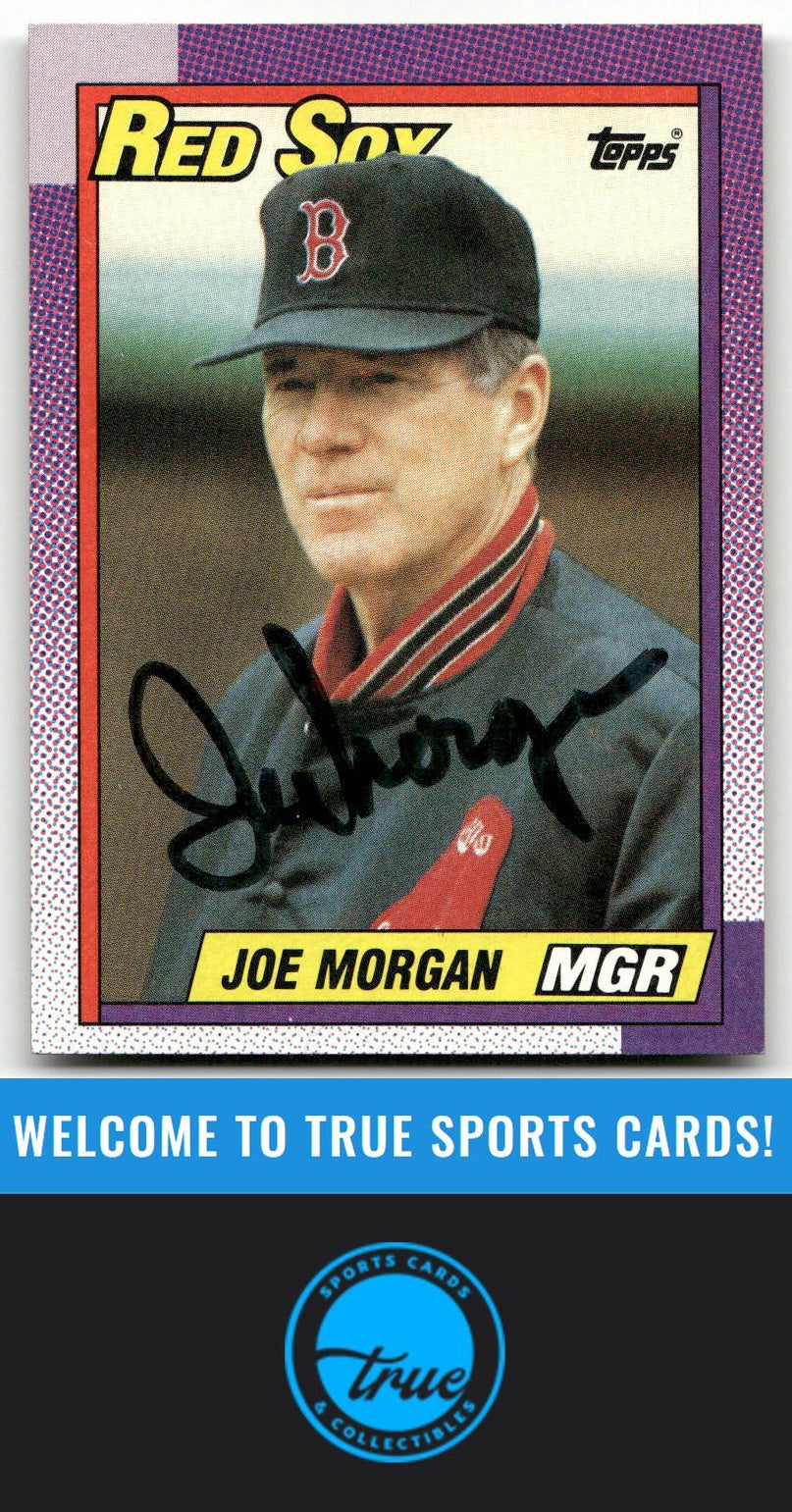 1990 Topps #321 Joe Morgan Auto