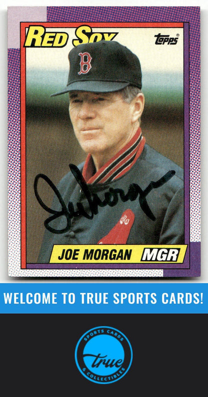 1990 Topps #321 Joe Morgan Auto
