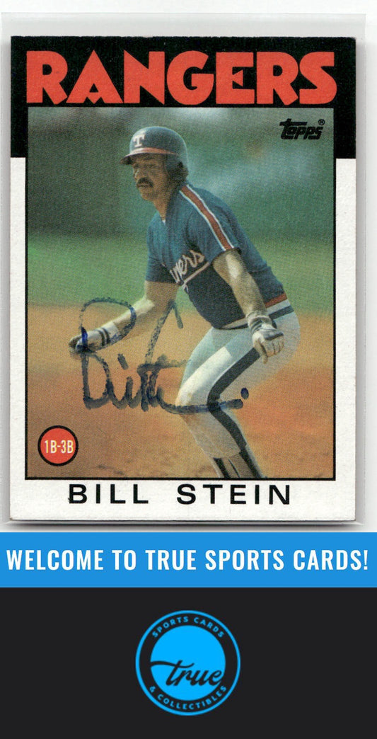 1986 Topps #371 Bill Stein Auto