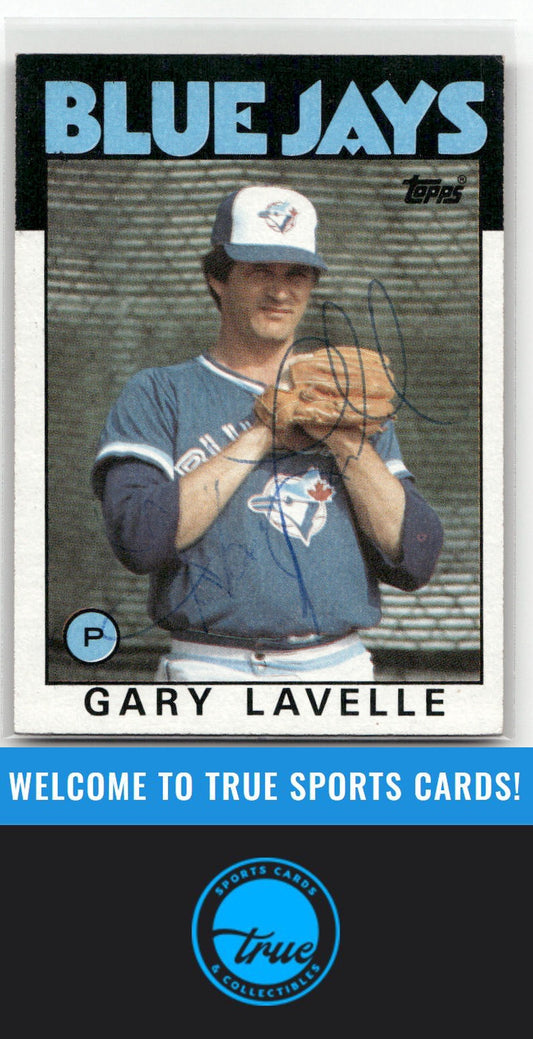 1986 Topps #622 Gary Lavelle Auto